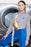 Russian Thick Glass Tumbler Embroidered Crop Hoodie