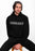 Brooklyn (Бруклин) Gothic Logo Black Hooded Sweatshirt