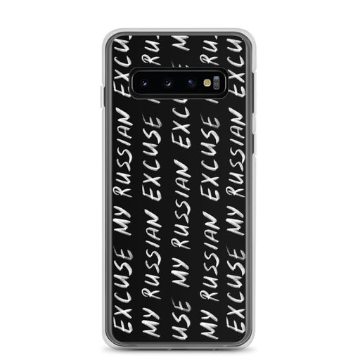 Phone Cases - Hand Written Logo Samsung Case Black