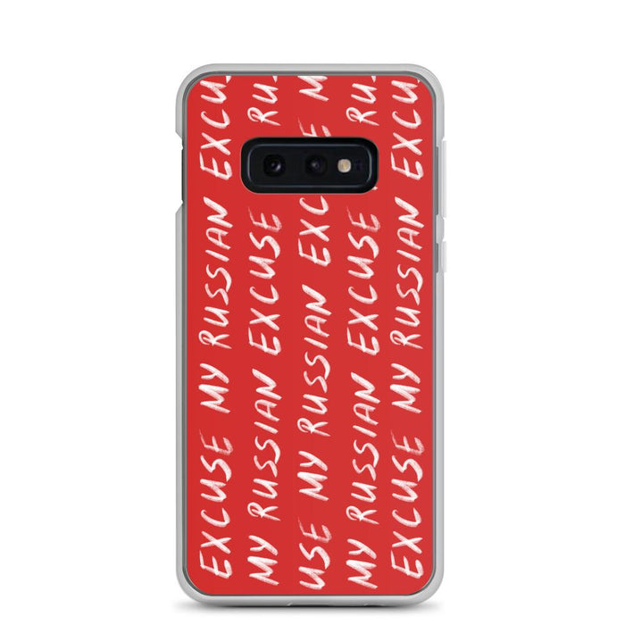 Phone Cases - Hand Written Logo Samsung Case Red