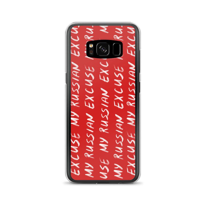 Phone Cases - Hand Written Logo Samsung Case Red