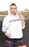 Sweatshirts - Brooklyn (Бруклин) Gothic Logo White Hooded Sweatshirt