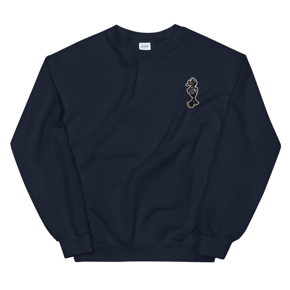 SUKA Embroidery Crew Sweat 【限定展開】 M ブラック 受注販売商品】SUKA Embroidery Crew Sweat 【限定展開
