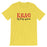 T-Shirts - Kvas - Vintage Style Yellow  T-shirt
