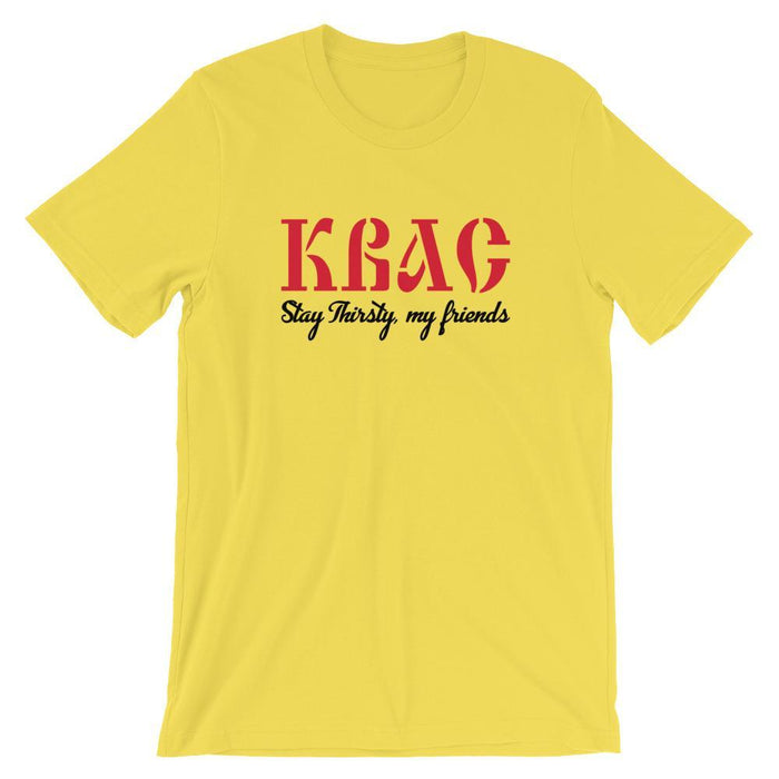 T-Shirts - Kvas - Vintage Style Yellow  T-shirt